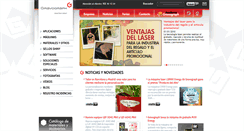 Desktop Screenshot of gravograph.es
